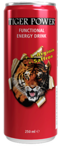 Tiger Power Functional Energy Drink Red Line