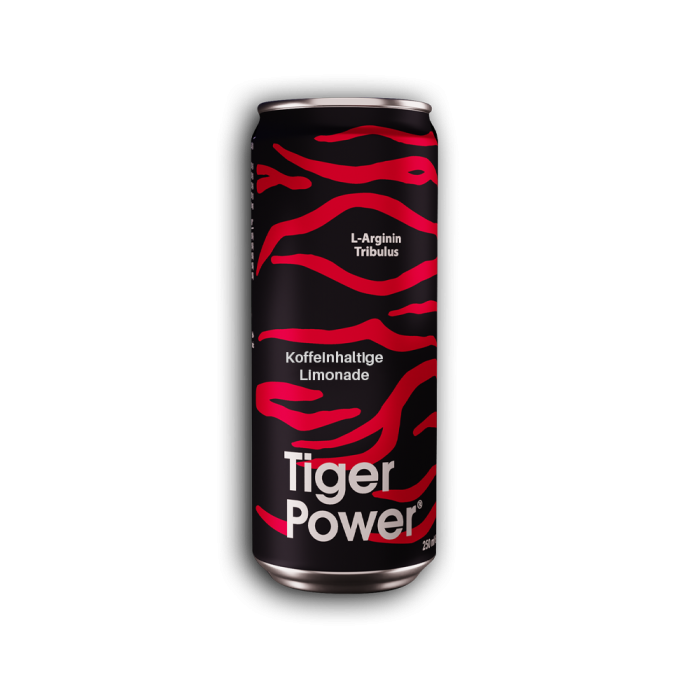 Tiger power active lemonade drink biocybernetics energy drink