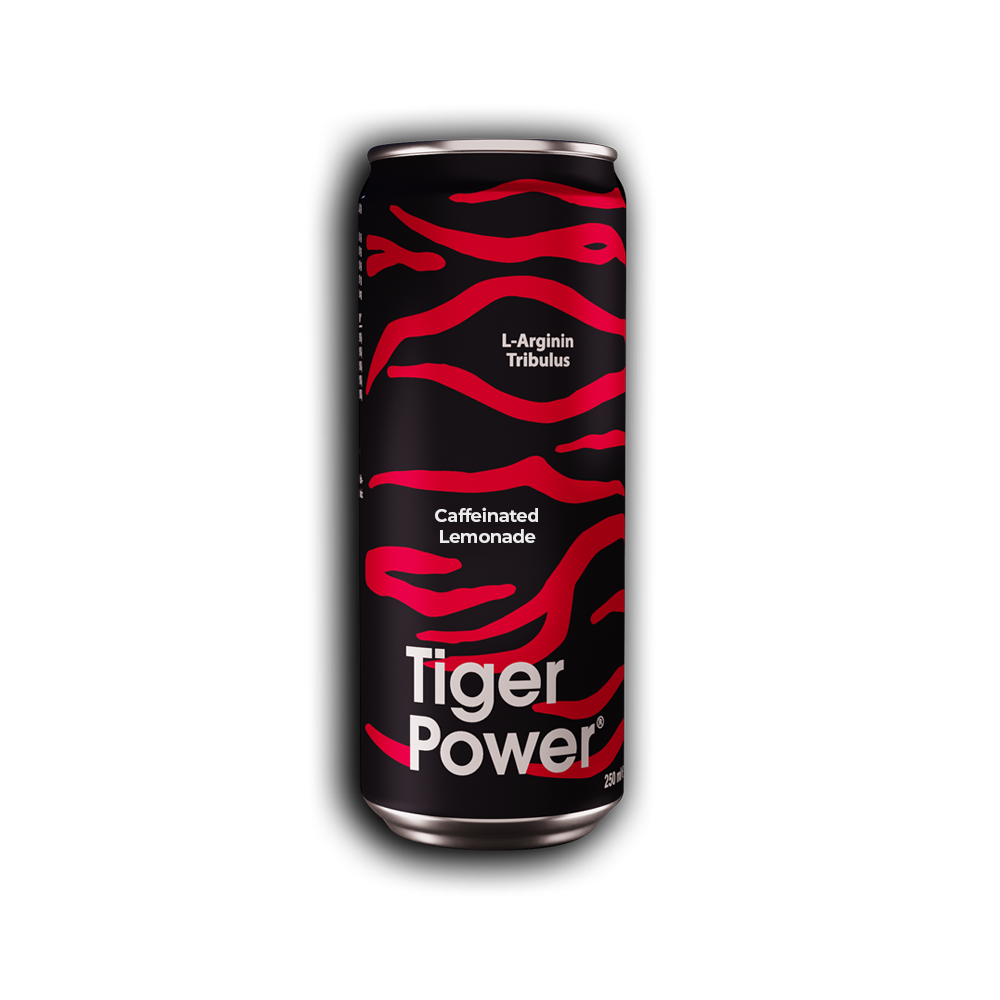 tiger power caffeinated lemonade drink arginin natural caffeine